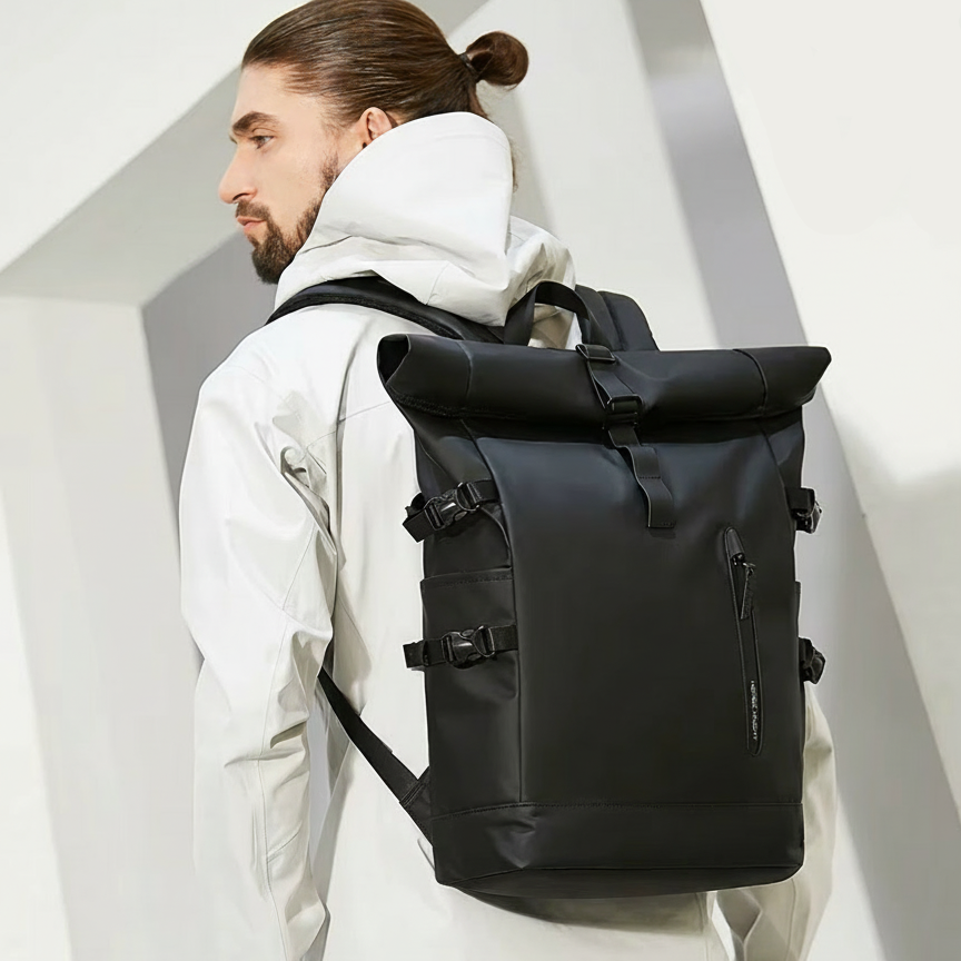 HK ROUTIER 30L - Waterproof Oxford Roll Top Backpack