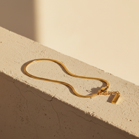 REVE - 18k Gold Vermeil Stainless Steel Chain Bracelet