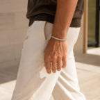 MONARCH - 925 Sterling Silver Cuban Chain Bracelet
