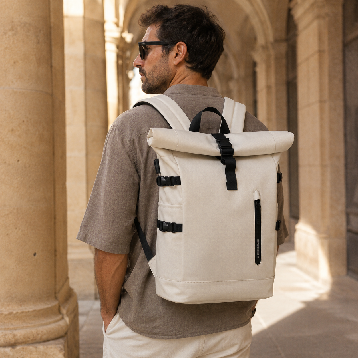 HK ROUTIER 30L - Wasserdichter Oxford Rolltop-Rucksack