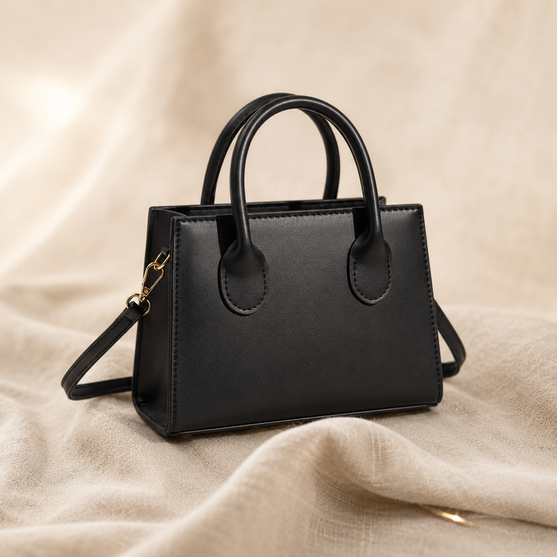 GOUTTE DE PLUIE - Vegan Leather Satchel Bag