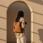 CHANTELLE - Vegan Leather Convertible Backpack