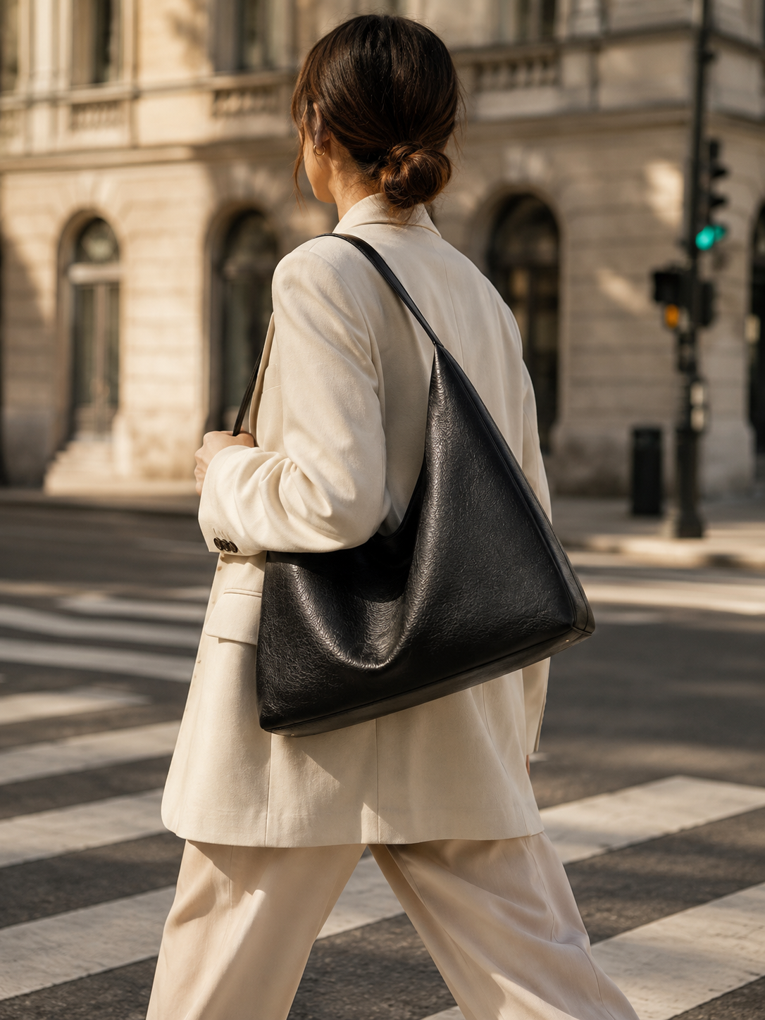 AMÉLIE - Wrinkle-Resistant Vegan Leather Tote Bag