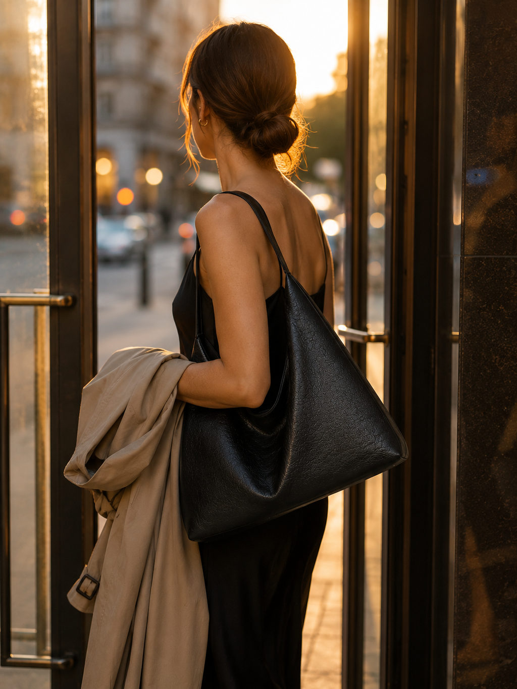 AMÉLIE - Wrinkle-Resistant Vegan Leather Tote Bag