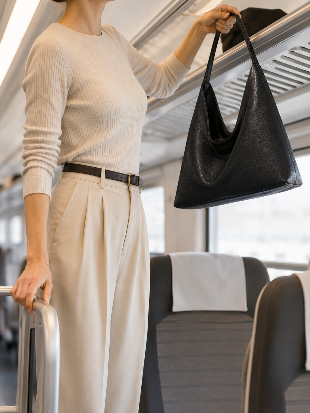 AMÉLIE - Wrinkle-Resistant Vegan Leather Tote Bag