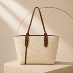 ARDÈNE - Structured Vegan Leather Tote Bag