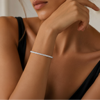 LORRAINE - 925 Sterling Silver Tennis Bracelet