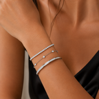 LORRAINE - 925 Sterling Silver Tennis Bracelet