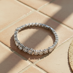 DESIRE - White Gold-Filled Tennis Bracelet