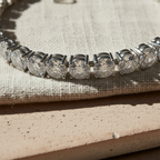 DESIRE - White Gold-Filled Tennis Bracelet