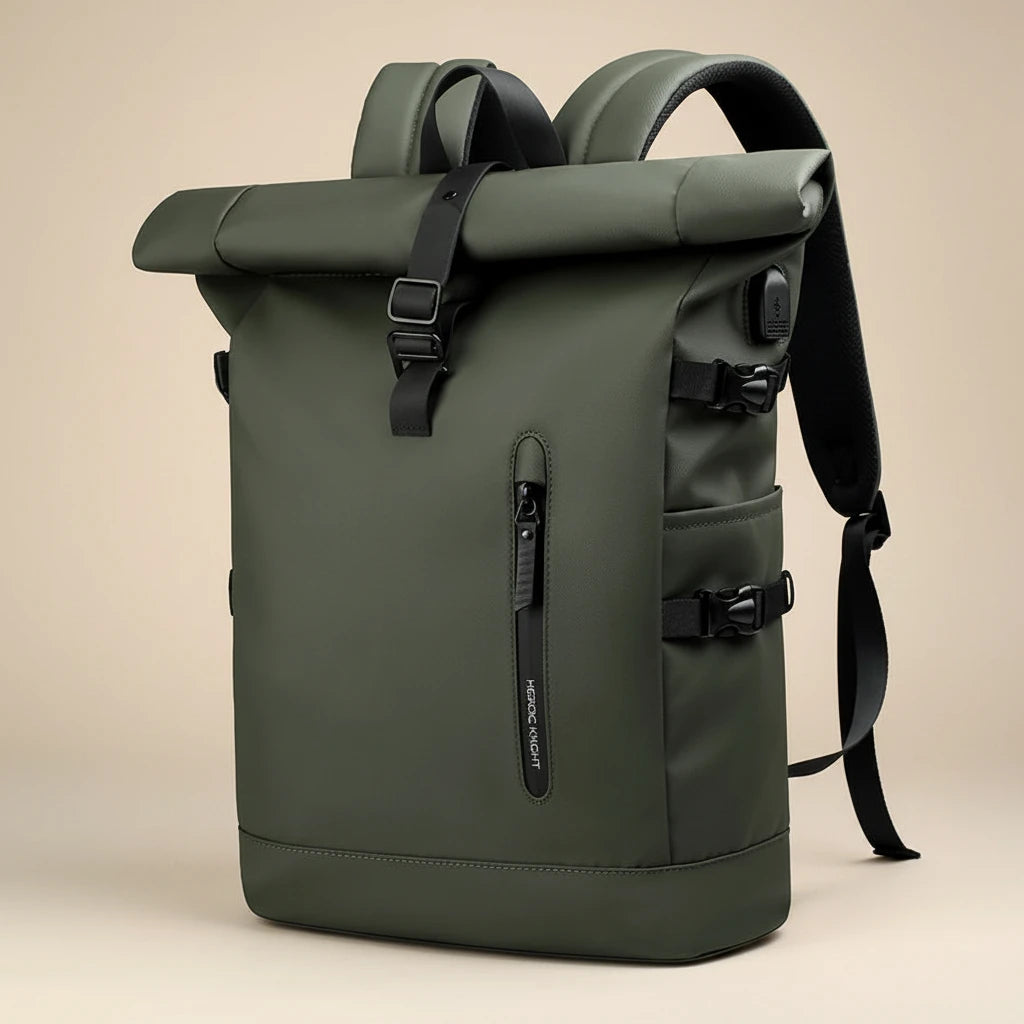 HK ROUTIER 30L - Wasserdichter Oxford Rolltop-Rucksack