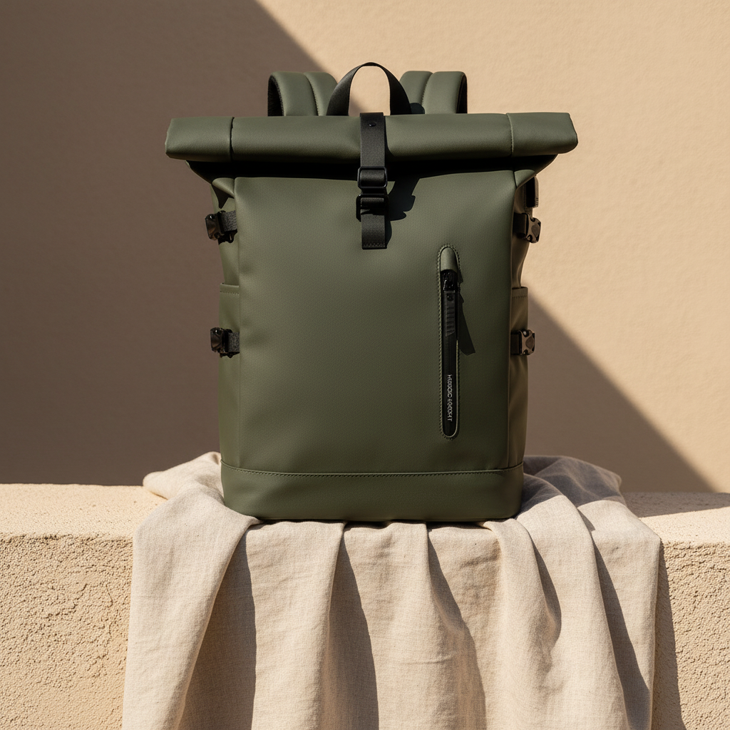 HK ROUTIER 30L - Wasserdichter Oxford Rolltop-Rucksack
