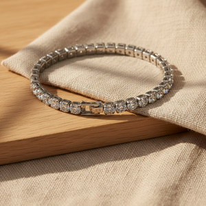 LORRAINE 925 Sterling-Silber Tennisarmband