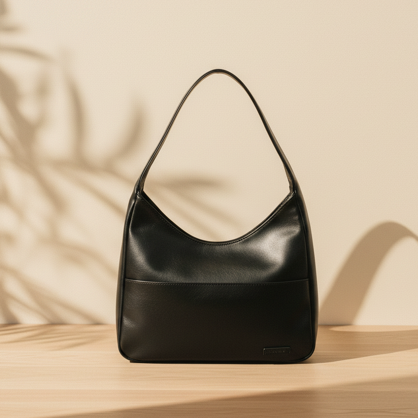 MAËVA - Vegane Schultertasche aus Leder