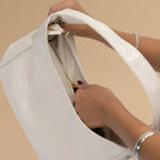 MAËVA - Vegane Schultertasche aus Leder