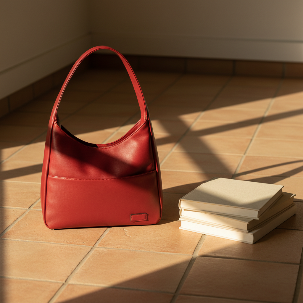 MAËVA - Vegane Schultertasche aus Leder