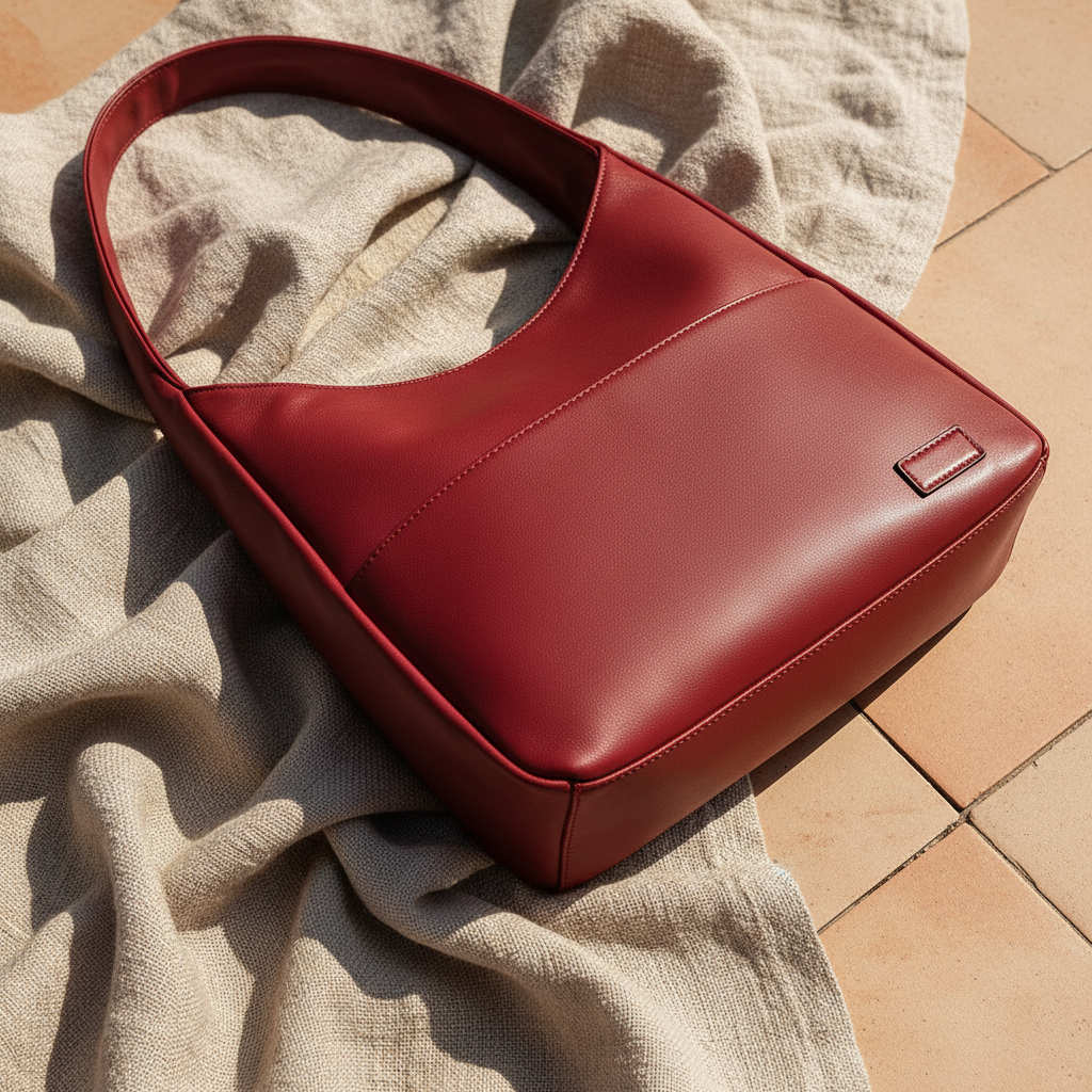 MAËVA - Vegane Schultertasche aus Leder
