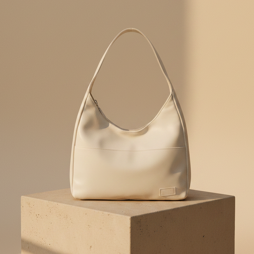 MAËVA - Vegane Schultertasche aus Leder