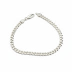 MONARCH - 925 Sterling Silver Cuban Chain Bracelet