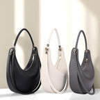 SÉLÈNE - Genuine Leather Crescent Bag