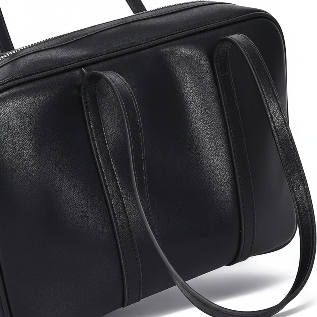 CELINE - Genuine Leather Boston Bag