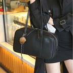 CELINE - Genuine Leather Boston Bag