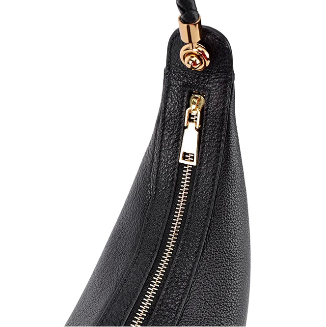 SÉLÈNE - Genuine Leather Crescent Bag