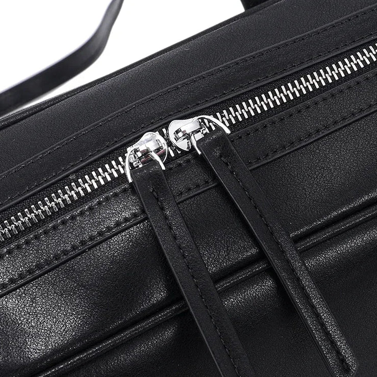 CELINE - Genuine Leather Boston Bag