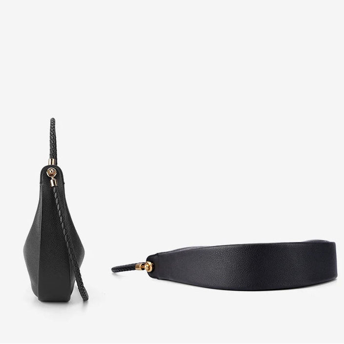 SÉLÈNE - Genuine Leather Crescent Bag