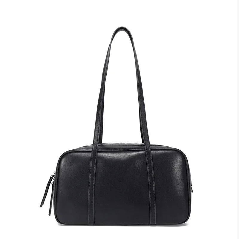CELINE - Genuine Leather Boston Bag