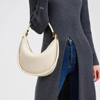 SÉLÈNE - Genuine Leather Crescent Bag