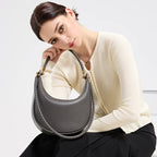 SÉLÈNE - Genuine Leather Crescent Bag