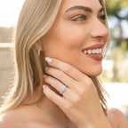 TOUJOURS - 925 Sterling Silver Ring Set