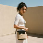 WILÈNE - Woven Straw Flap Bag