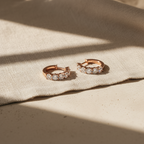 ARYA - 925 Sterling Silver Moissanites Hoop Earrings