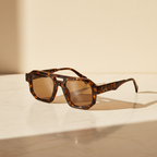 BASSLINE - Lunettes de soleil rectangulaires en CR-39