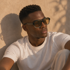BASSLINE - Lunettes de soleil rectangulaires en CR-39