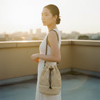CAPRI - Woven Straw Bucket Bag