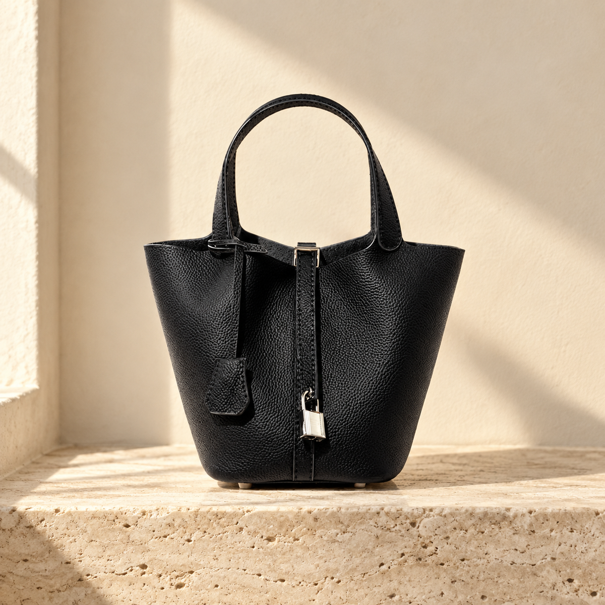 CATEAU - Genuine Leather Bucket Bag