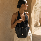 CATEAU - Genuine Leather Bucket Bag