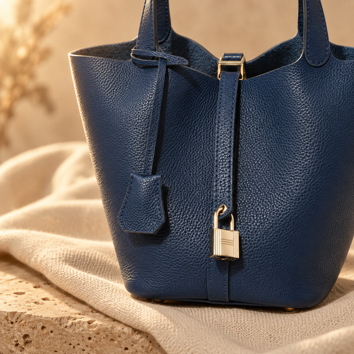 CATEAU - Genuine Leather Bucket Bag
