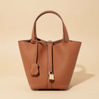 CATEAU - Genuine Leather Bucket Bag