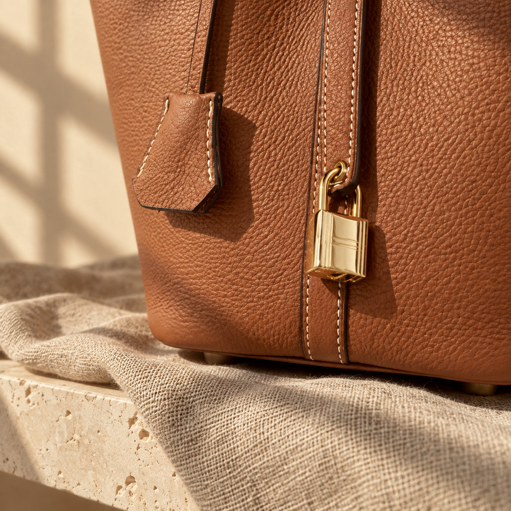 CATEAU - Genuine Leather Bucket Bag