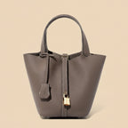 CATEAU - Genuine Leather Bucket Bag