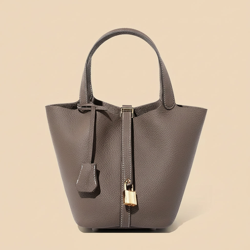 CATEAU - Genuine Leather Bucket Bag