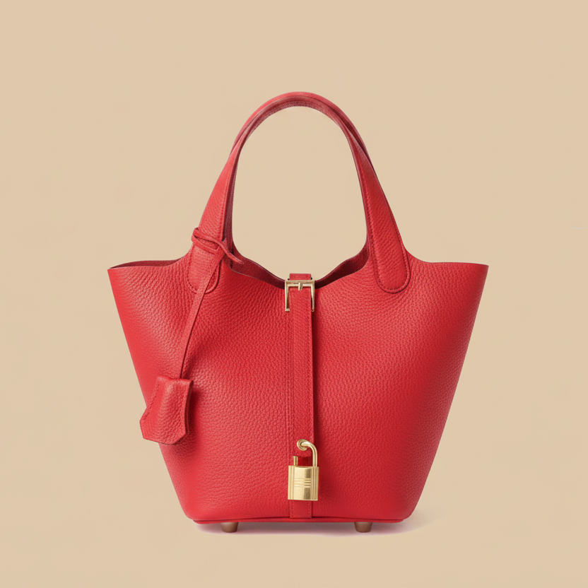 CATEAU - Genuine Leather Bucket Bag