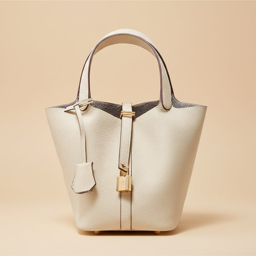 CATEAU - Genuine Leather Bucket Bag
