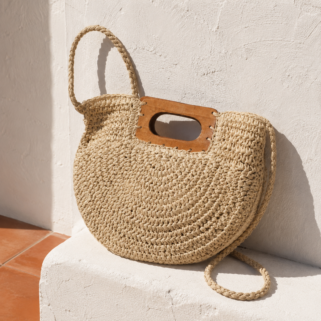 SAINT-TROPEZ - Woven Straw Tote Bag