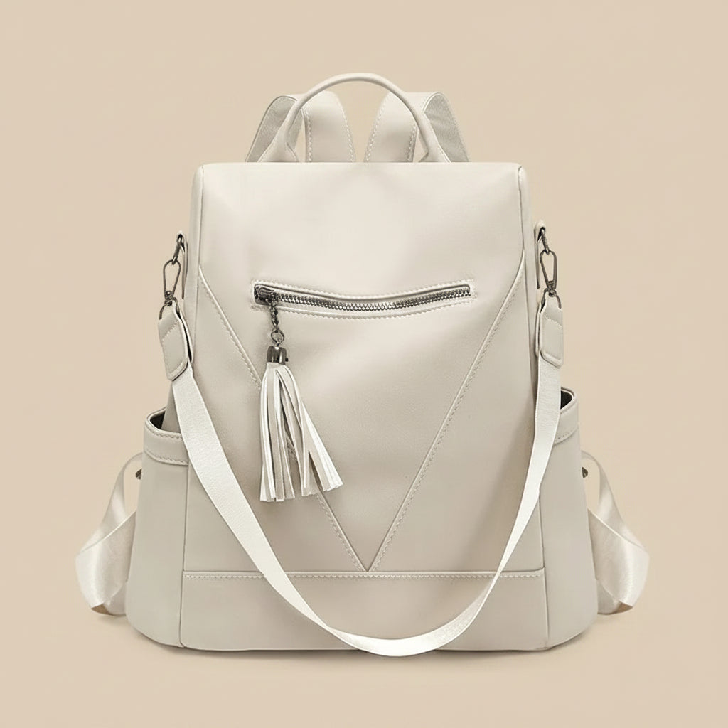 CHANTELLE - Vegan Leather Convertible Backpack