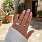 ELARA - 925 Sterling Silver Moissanite Ring